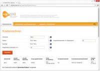 openaxs Kostenrechner